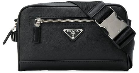 prada black holdall|prada men sling bag.